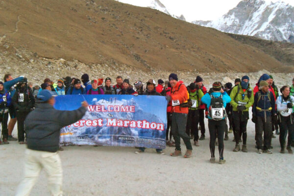 Matin du marathon de l’Everest, 2 décembre 2011