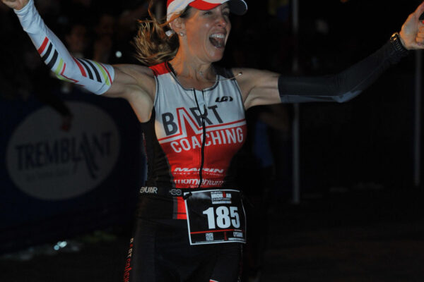 Au fil d’arrivée du Ironman de Tremblant 2013